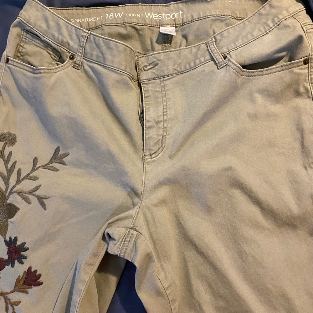 Westport straight leg jeans  Size 18W.